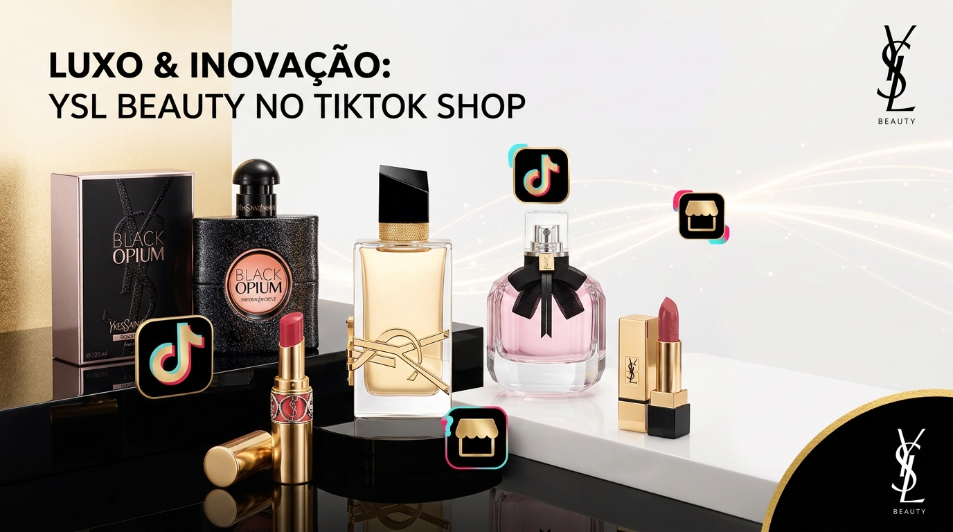 YSL Beauty no TikTok Shop: Luxo e Inovação Chegam à Plataforma