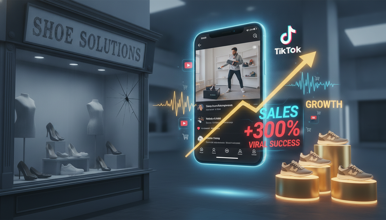 TikTok Salva Loja de Sapatos em Crise com Vídeos Virais
