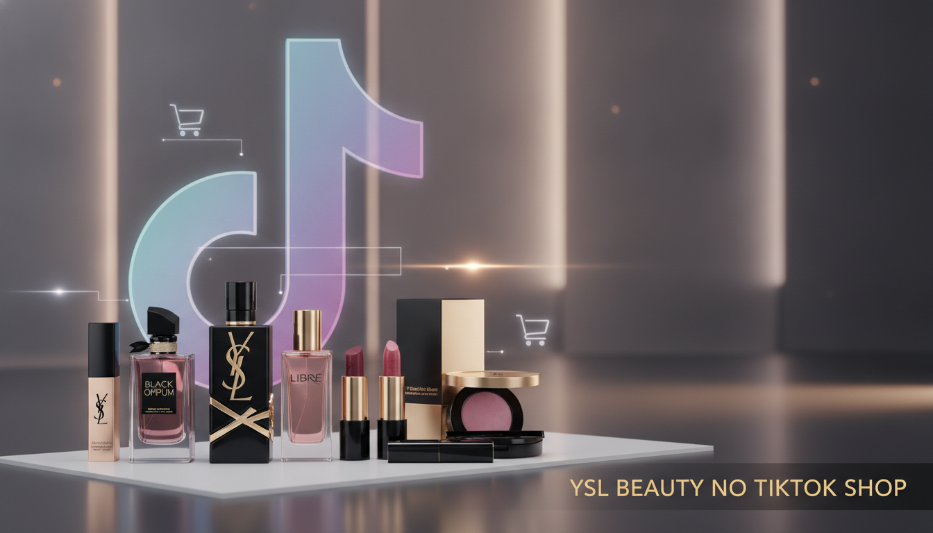 YSL Beauty chega ao TikTok Shop com luxo e beleza