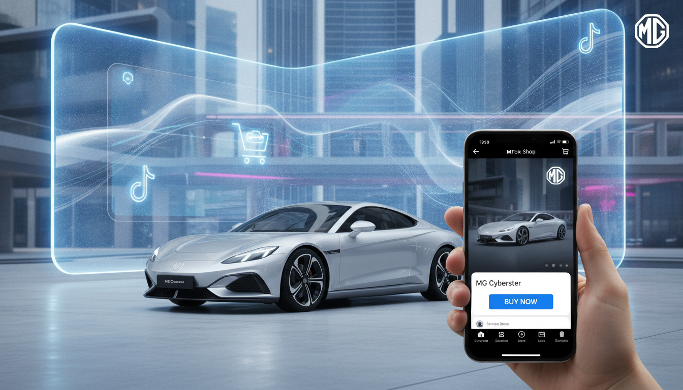 MG Motor aposta no TikTok Shop para conectar com público