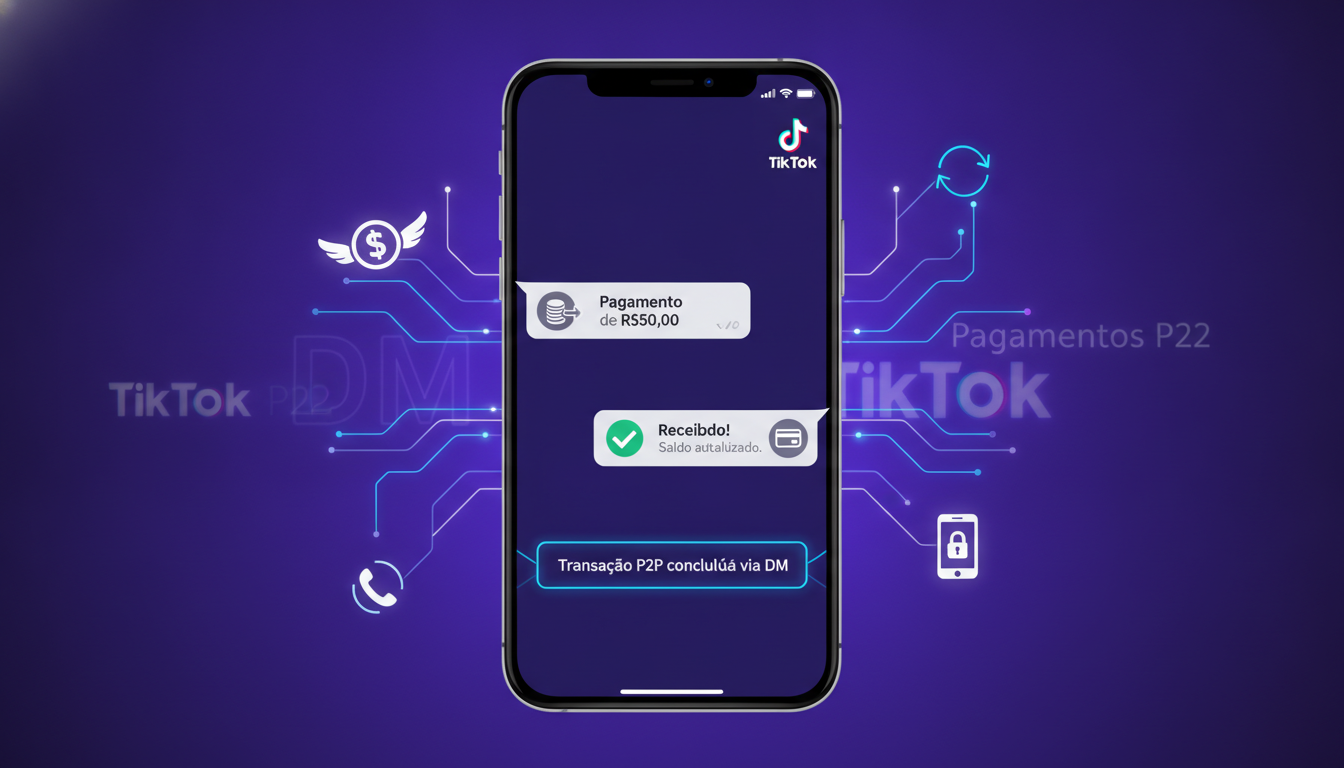 TikTok: Pagamentos P2P via DM em teste?
