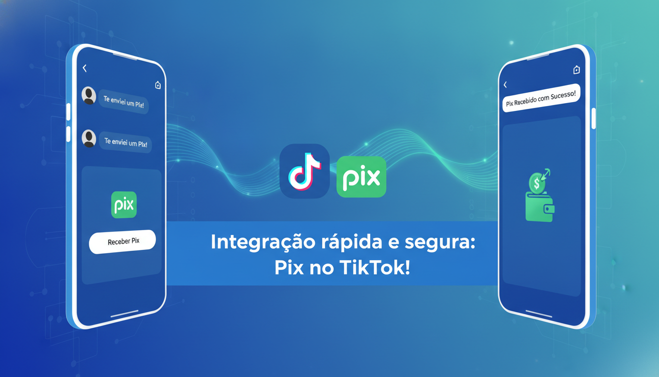 TikTok avalia Pix por mensagem direta