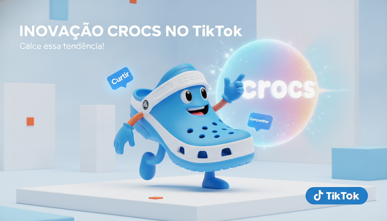 Crocs inova com personagem para bombar no TikTok