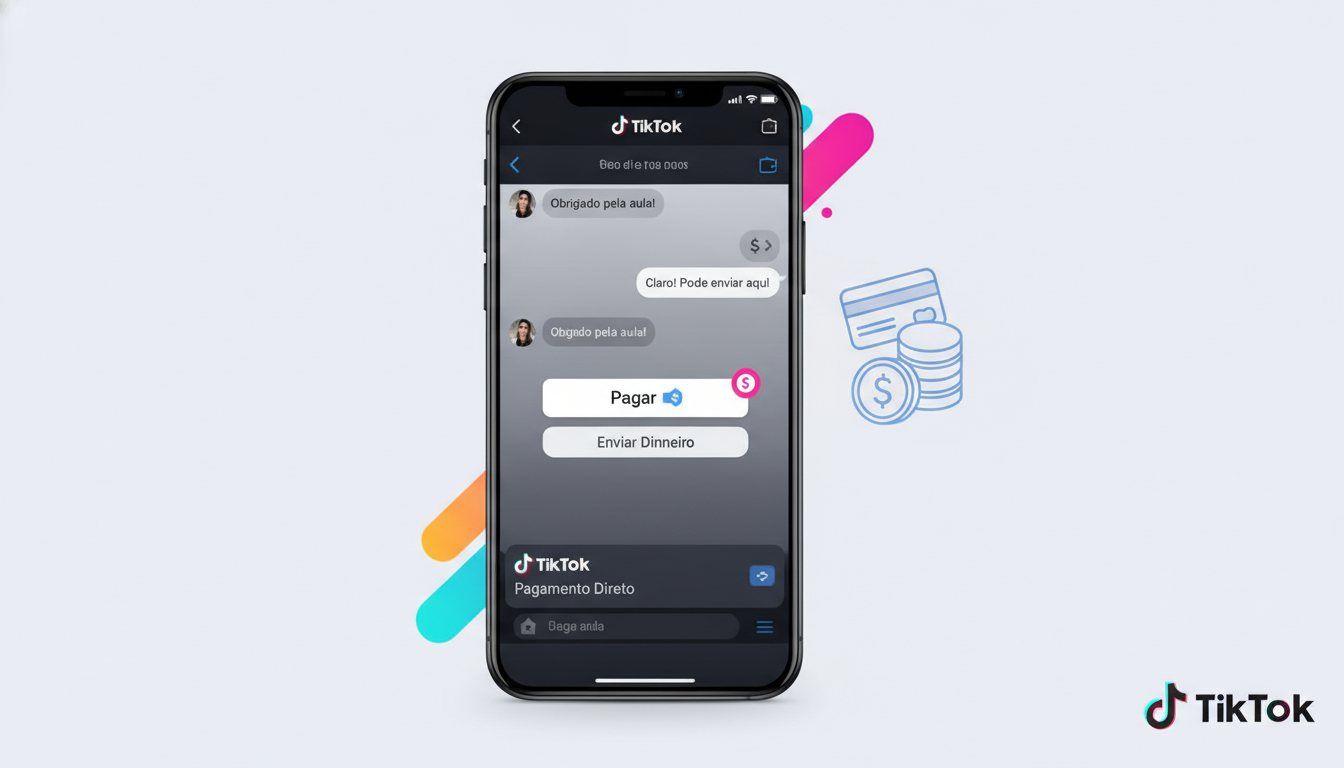 TikTok estuda pagamentos diretos por mensagem
