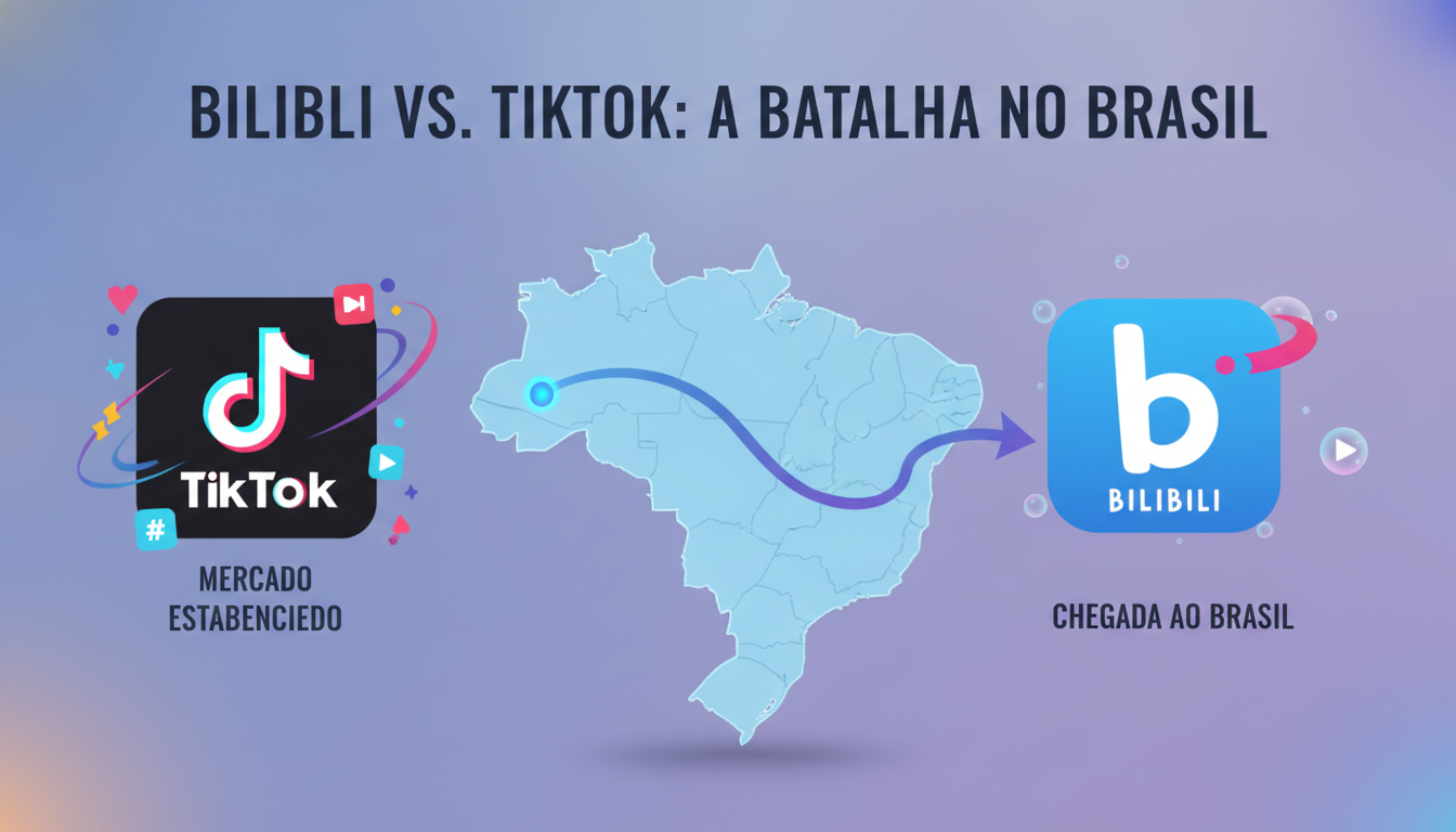 Bilibili chega ao Brasil para rivalizar com o TikTok