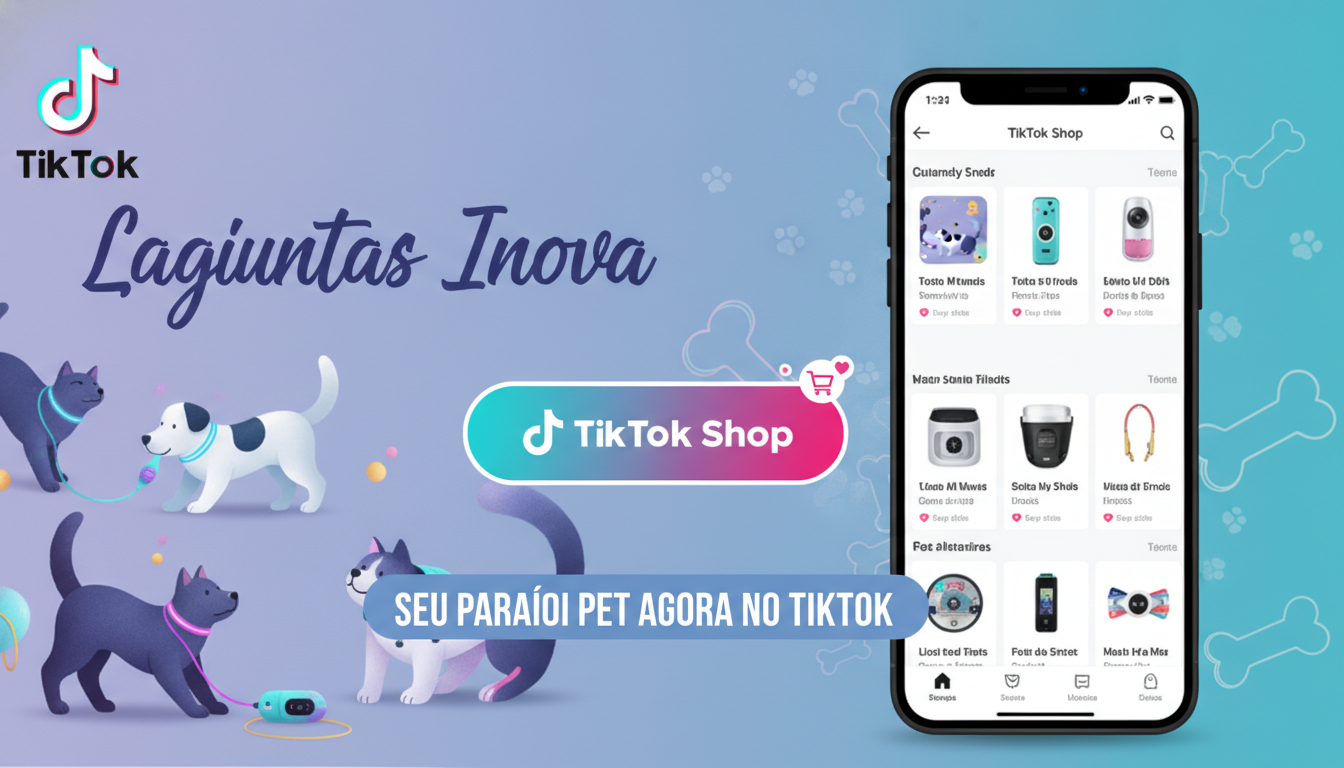Lagunitas Inova: Loja no TikTok Shop para Amantes de Pets