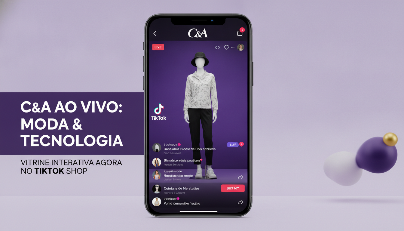 C&A Inova: Vitrine Vira Live Commerce no TikTok Shop