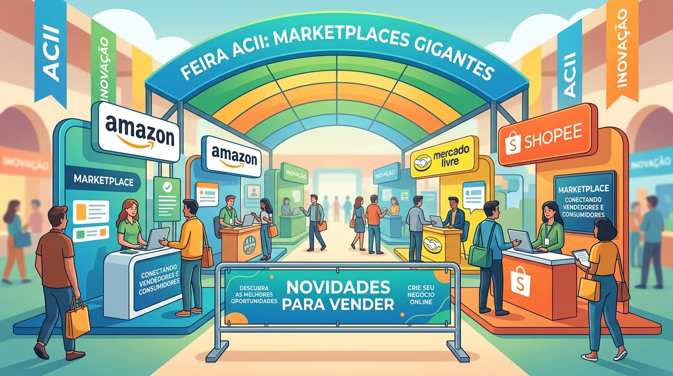 Marketplaces Gigantes na Feira ACII: Novidades para Vender