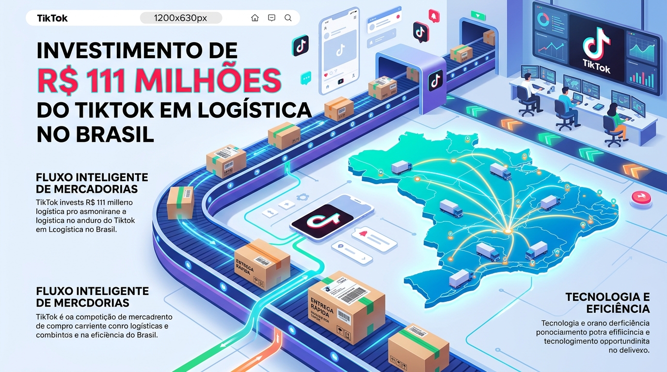 TikTok investe R$ 111 milhões em logística no Brasil