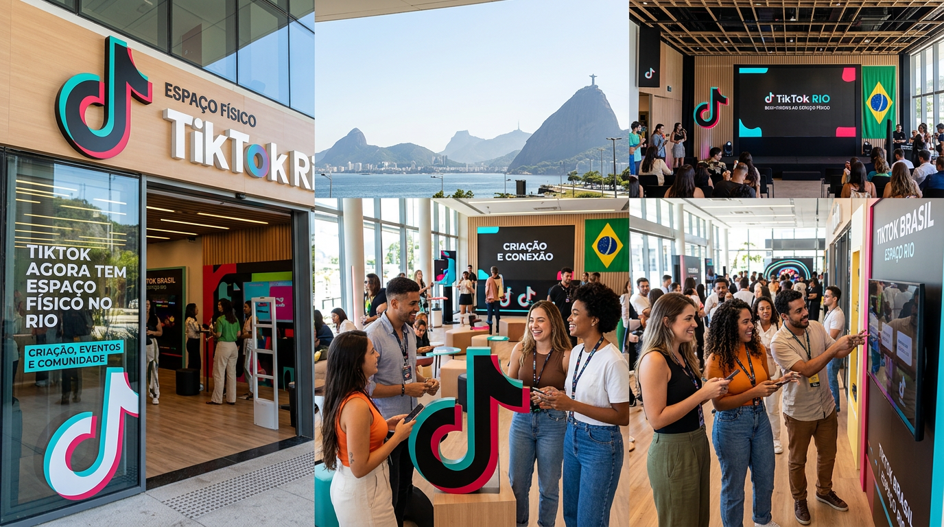 TikTok Agora Tem Espaço Físico no Rio