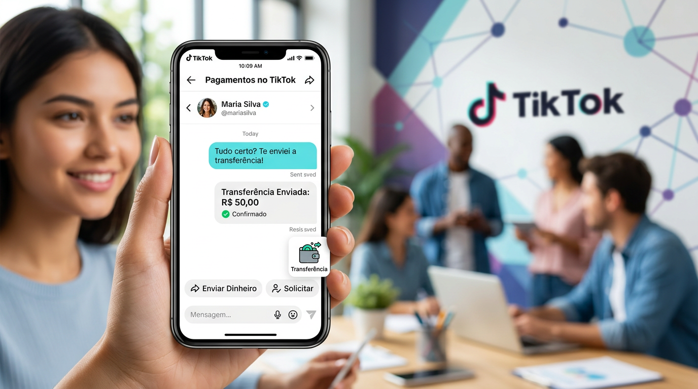 TikTok Testa Pagamentos Entre Usuários Via Mensagens Diretas