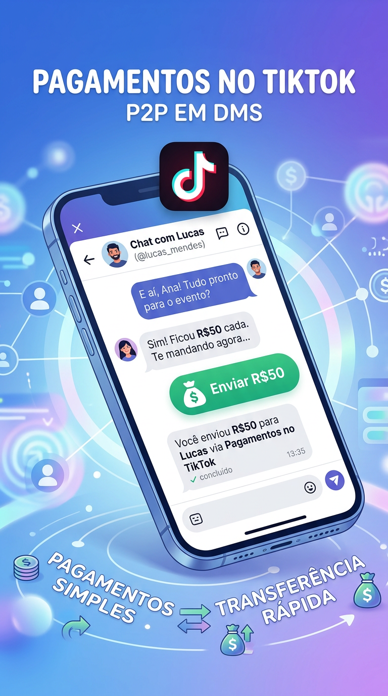 TikTok Testa Pagamentos Entre Usuários Via Mensagens Diretas