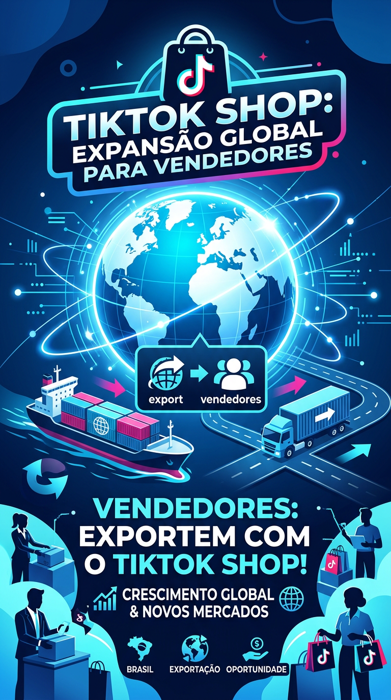 TikTok Shop Abre Portas para Exportação Global de Vendedores
