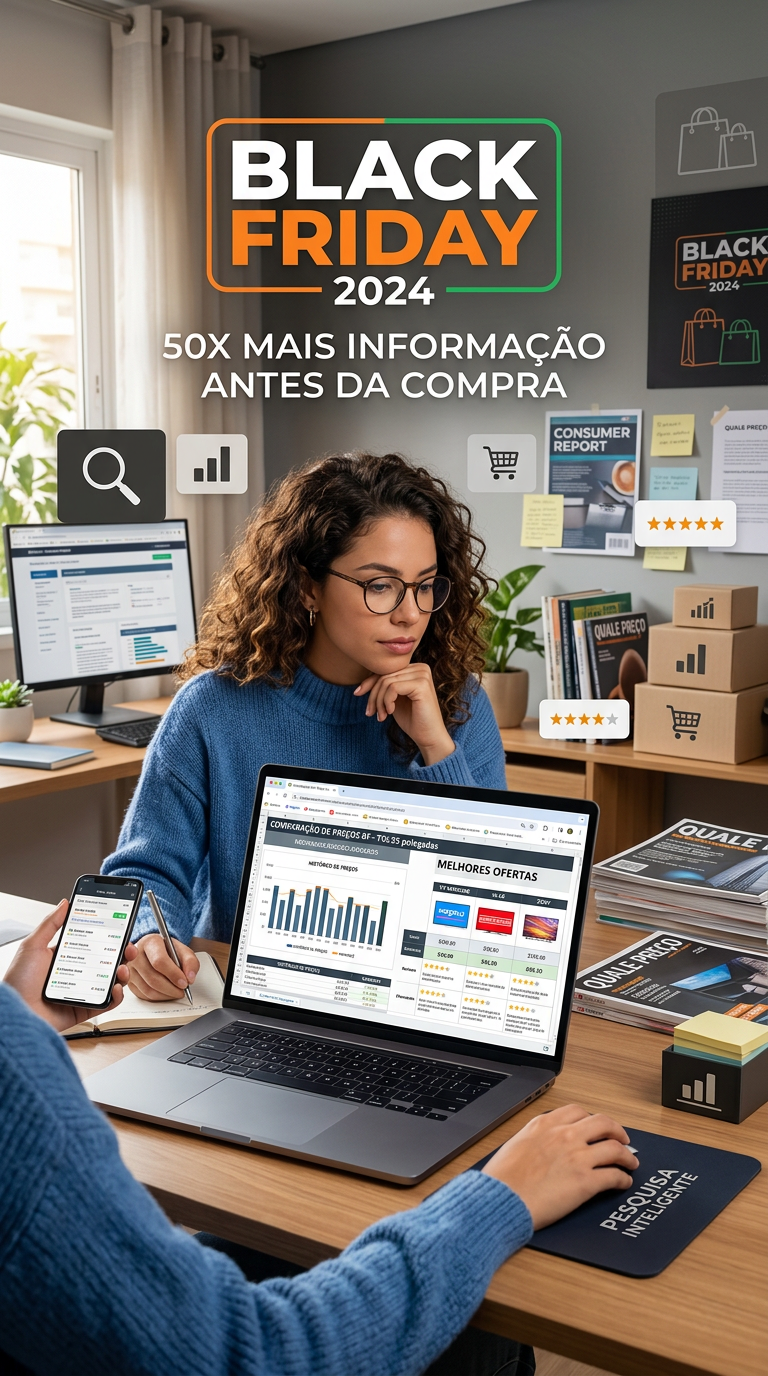 Black Friday: Consumidores pesquisam 50x antes de comprar