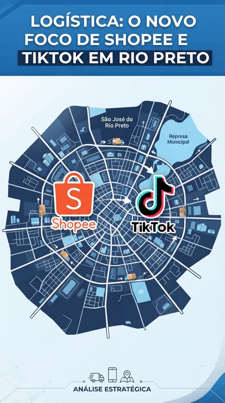 Shopee e TikTok de olho em Rio Preto para logística