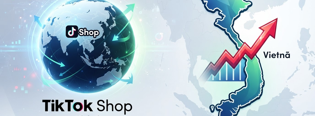 TikTok Shop no Vietnã: Alcance Global e Dependência