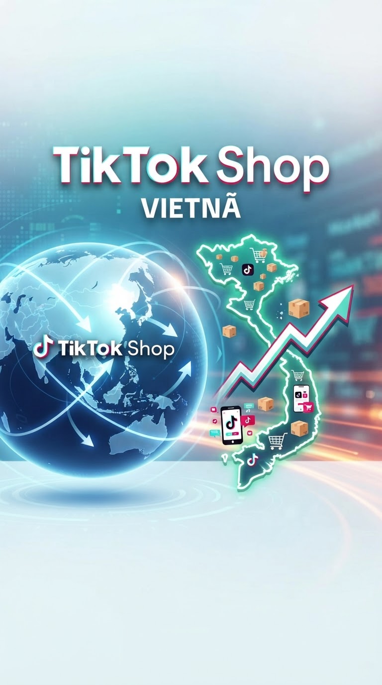 TikTok Shop no Vietnã: Alcance Global e Dependência