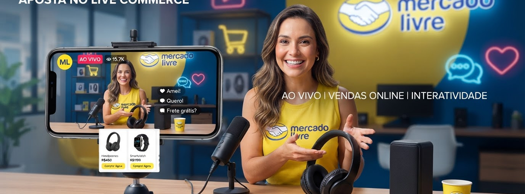 Mercado Livre aposta em Live Commerce