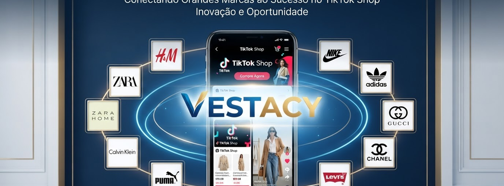 Vestacy chega ao TikTok Shop com grandes marcas