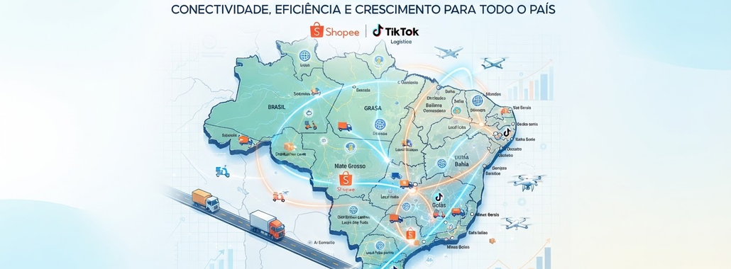 Shopee e TikTok: Logística em expansão no interior
