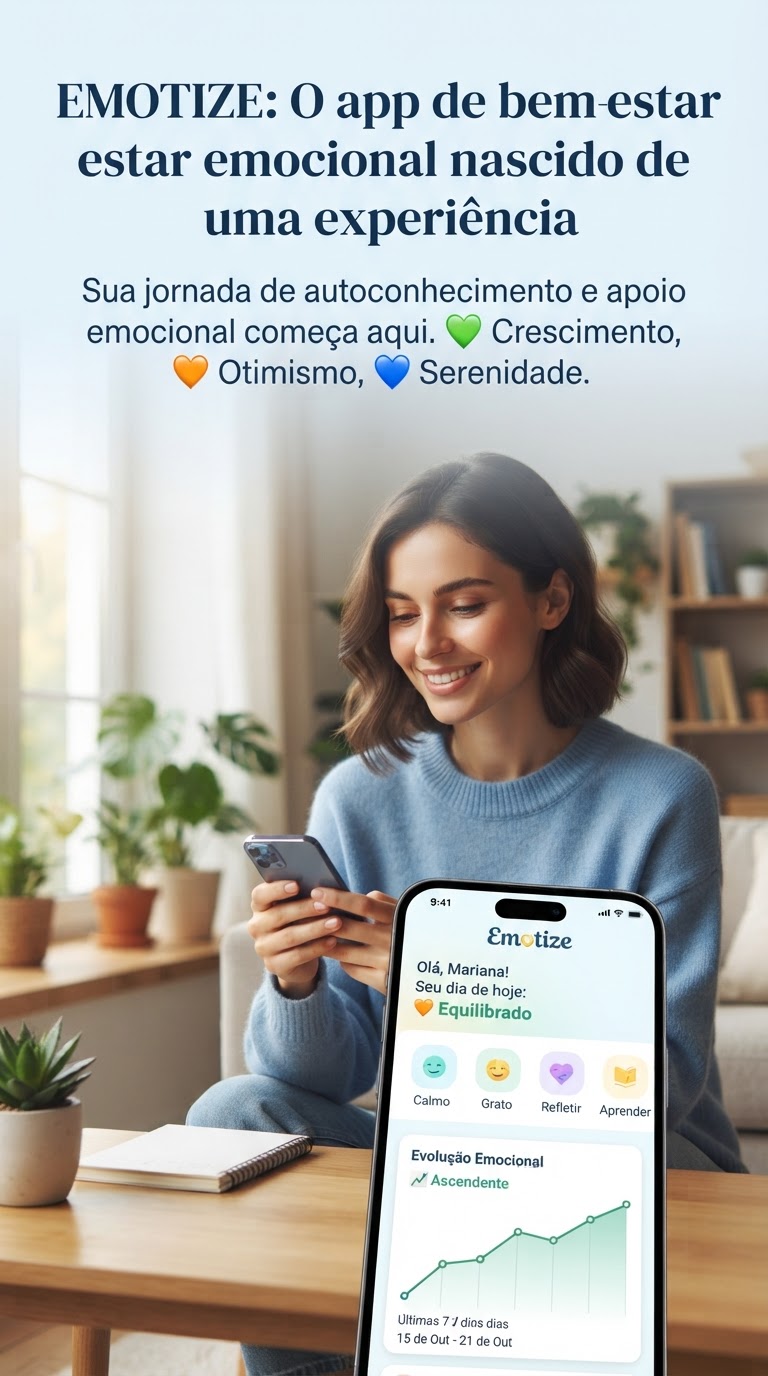 Emotize: o app de bem-estar emocional nascido de uma experiência