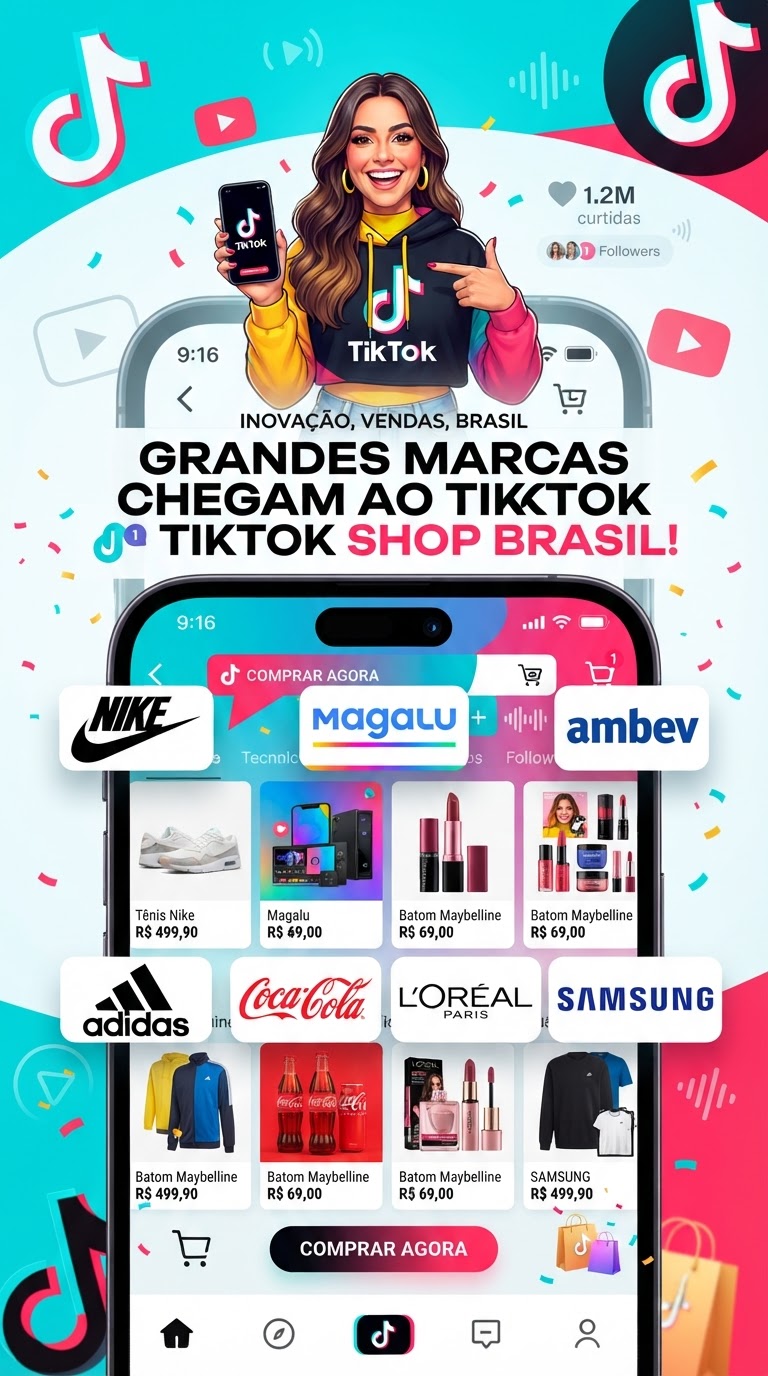 Marcas Famosas Chegam ao TikTok Shop Brasil