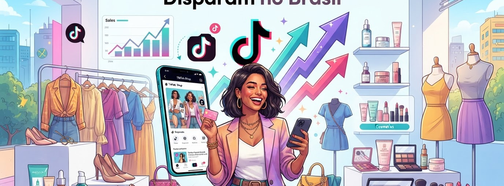 TikTok Shop: Moda e Beleza Disparam no Brasil
