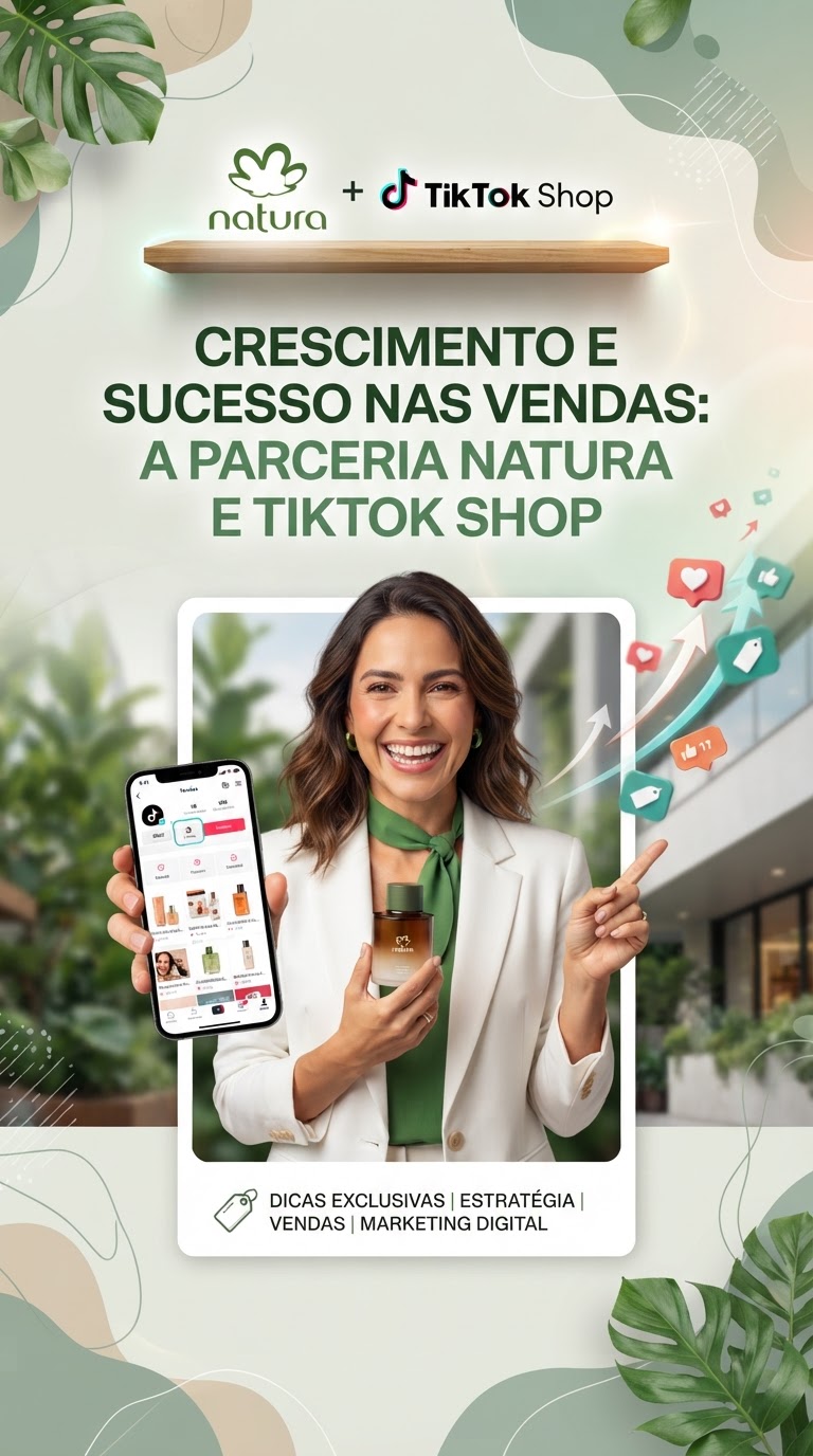 Natura e TikTok Shop: Novas Marcas Chegam para Impulsionar Vendas