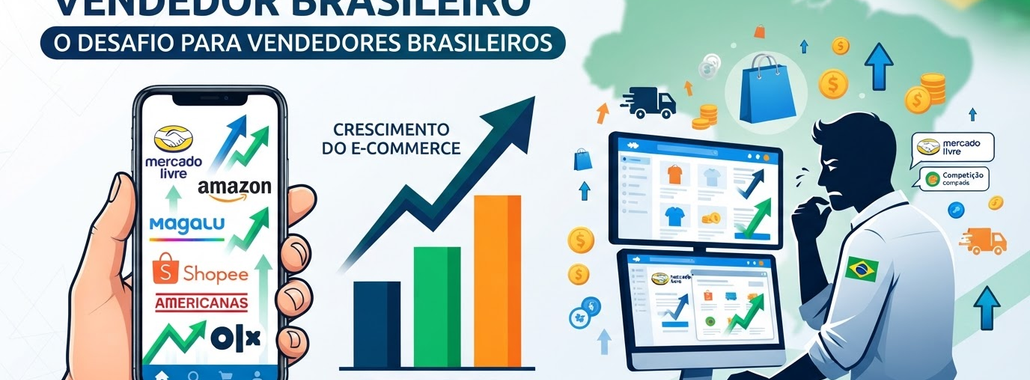 Marketplaces Intensificam Disputa: Vendedores Brasileiros Sentem Pressão