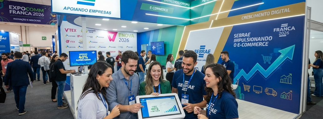 Sebrae Impulsiona Empresas na ExpoEcomm Franca 2026