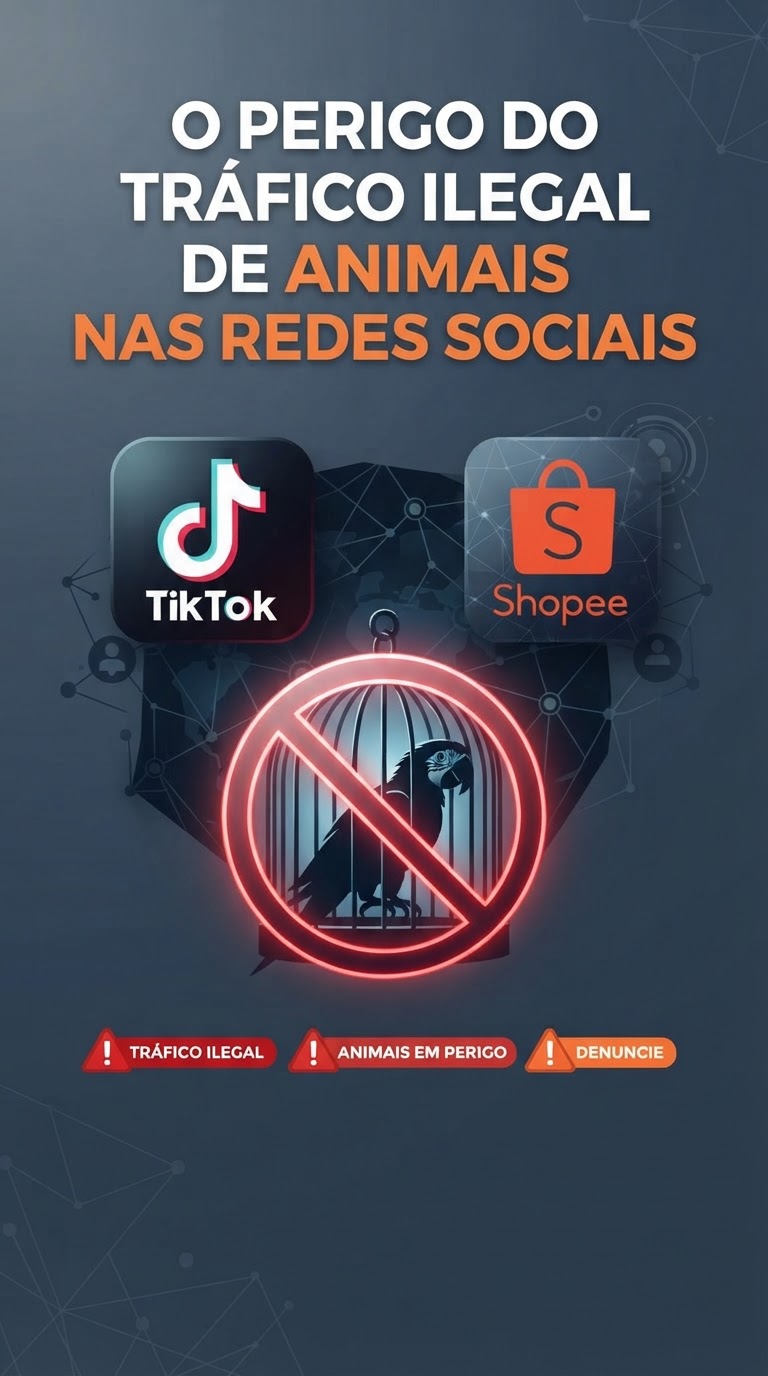 TikTok e Shopee: Alerta sobre Tráfico Ilegal de Animais