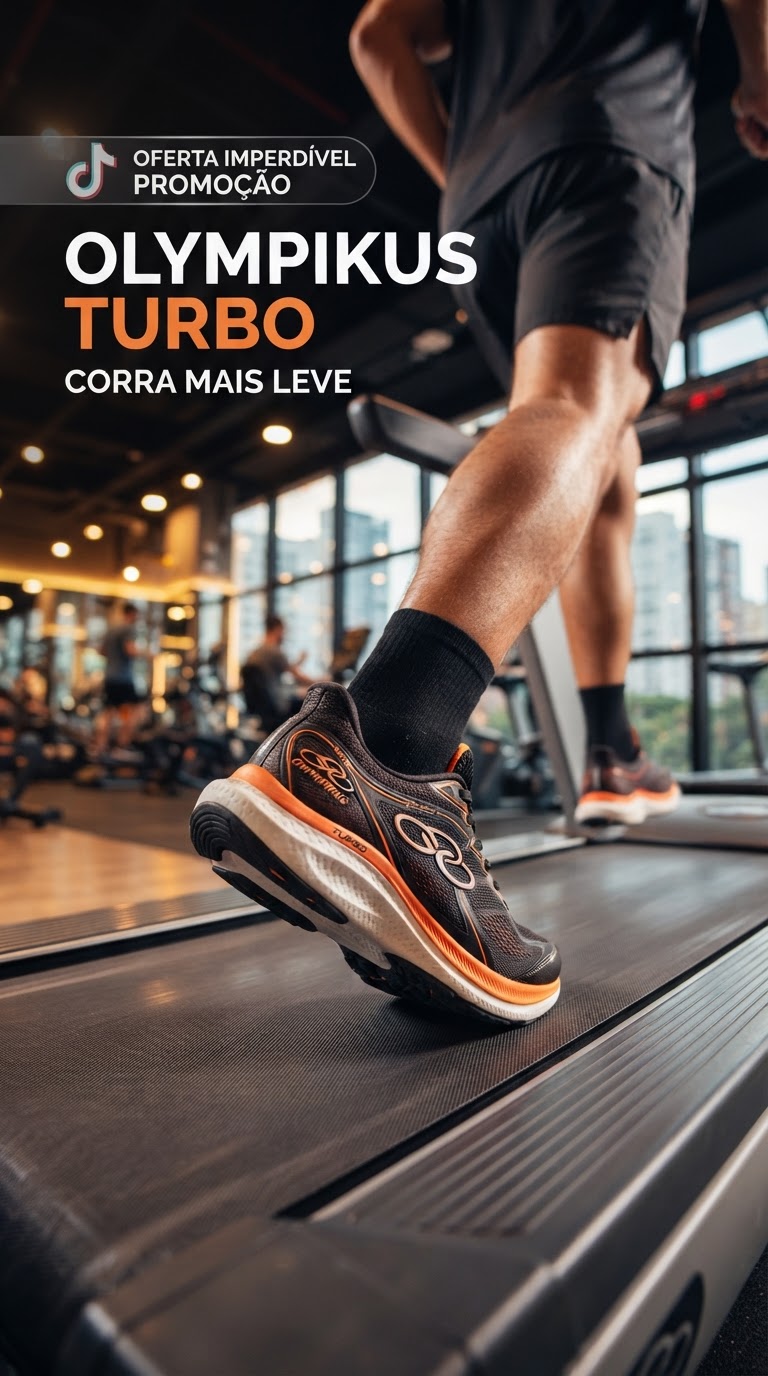 Corre Turbo Olympikus em Promoção no TikTok Shop
