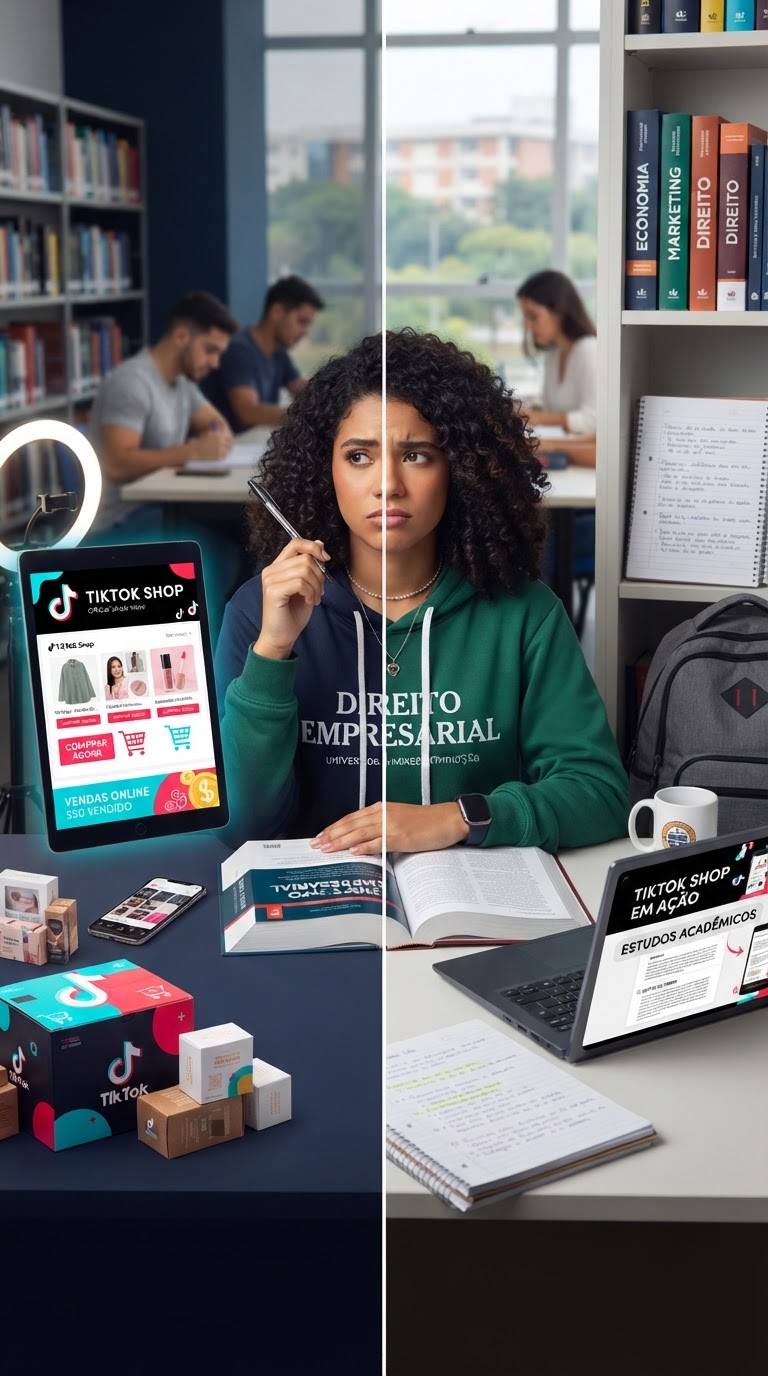 TikTok Shop: Jovens e o Dilema da Faculdade