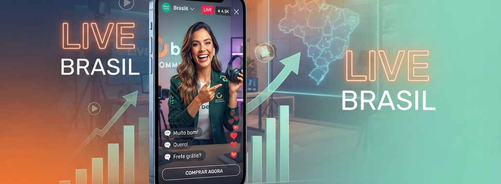 Live Commerce no Brasil: Varejo Digital Acelera Diariamente