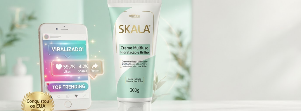 Skala: O creme de R$20 que conquistou os EUA via TikTok
