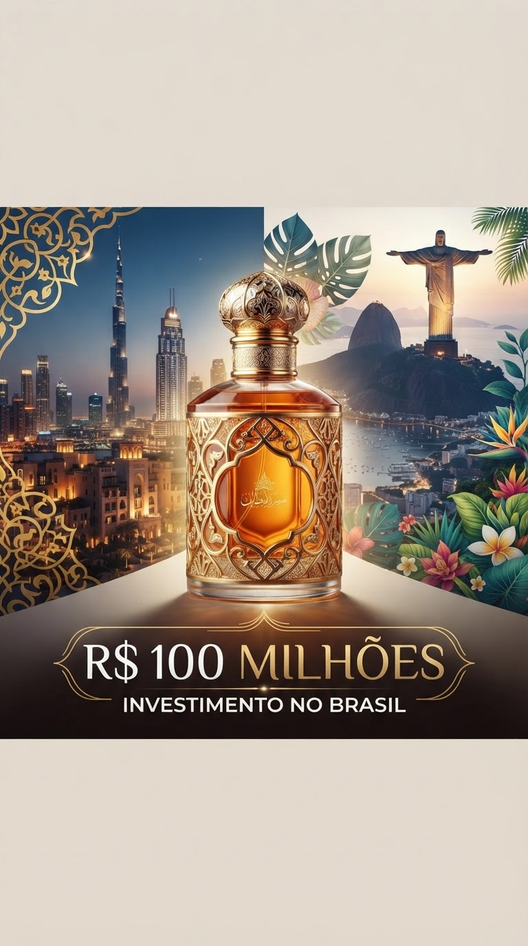 Perfumes Árabes de Dubai Buscam R$ 100 Milhões no Brasil