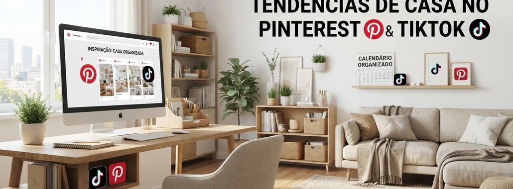 TikTok e Pinterest: Casa Organizada Vira Tendência
