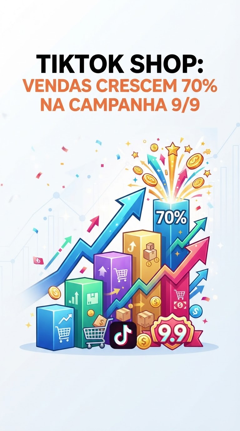 TikTok Shop: Vendas Crescem 70% na Campanha 9/9