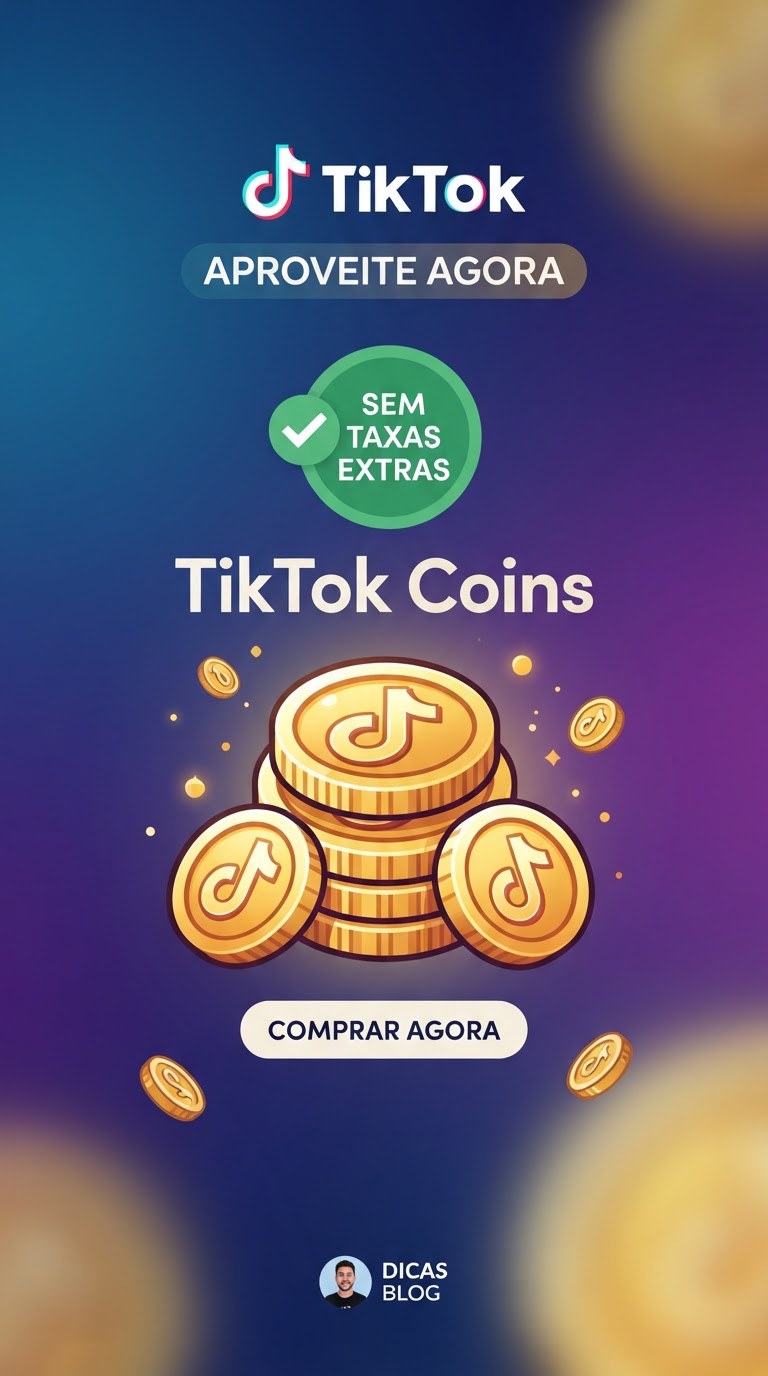 TikTok Coins: Saiba como comprar sem taxas extras