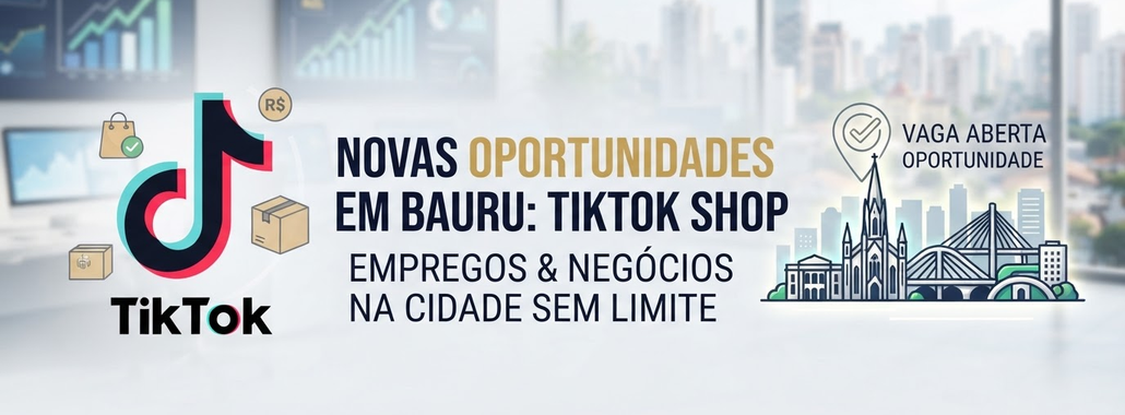 Oportunidades em Bauru: Vagas ligadas ao TikTok Shop