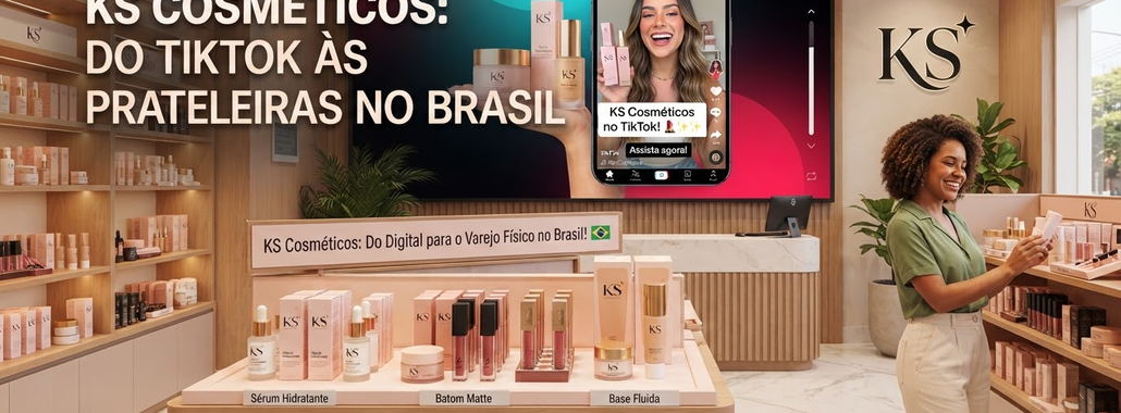 KS Cosméticos: Do TikTok ao Varejo Físico no Brasil