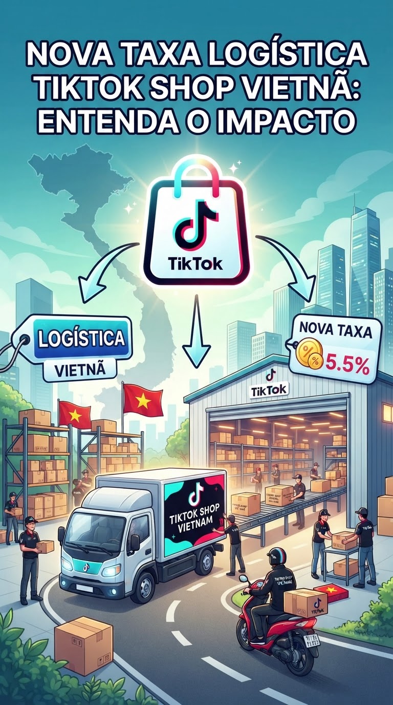 TikTok Shop: Nova Taxa Logística no Vietnã
