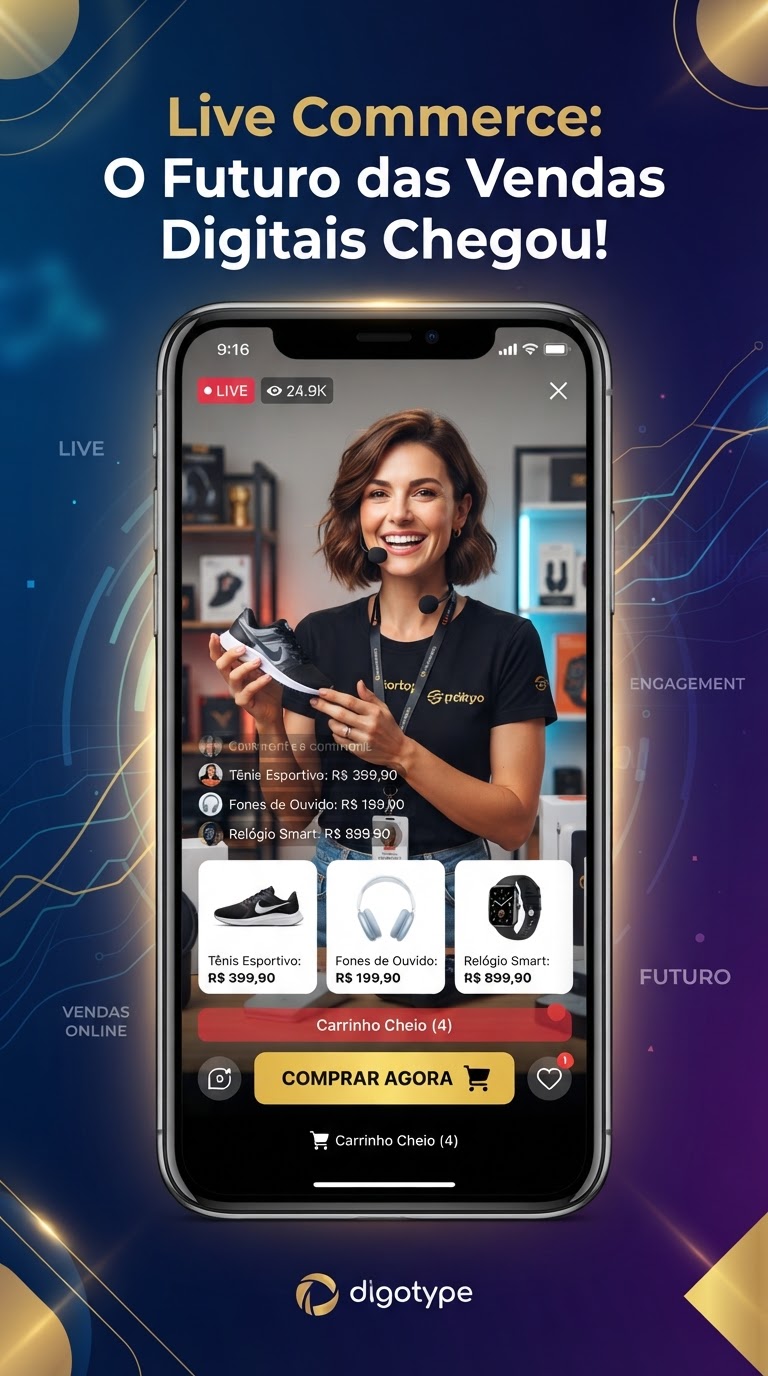 Live Commerce: O Futuro das Vendas Digitais Chegou!