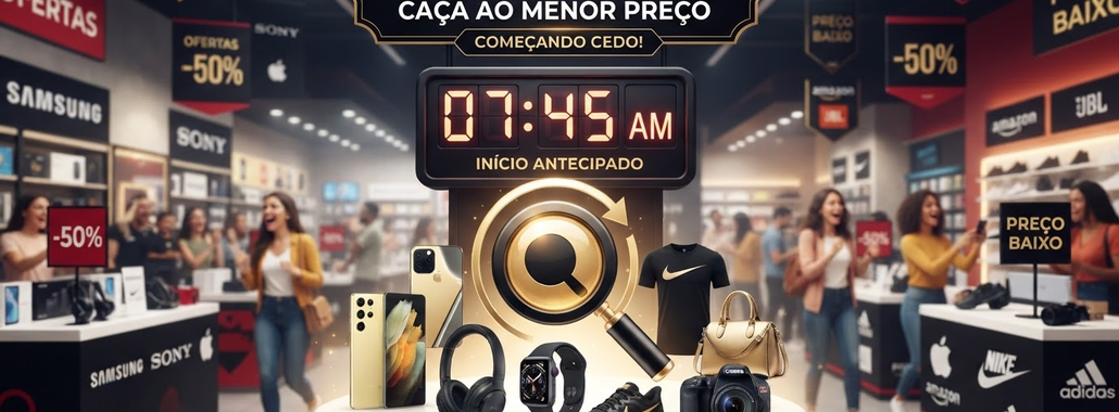 Black Friday: A Caça ao Menor Preço Começa Cedo