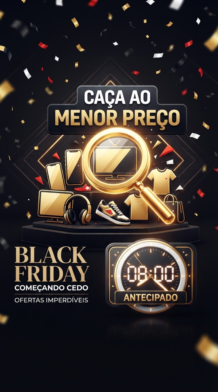 Black Friday: A Caça ao Menor Preço Começa Cedo