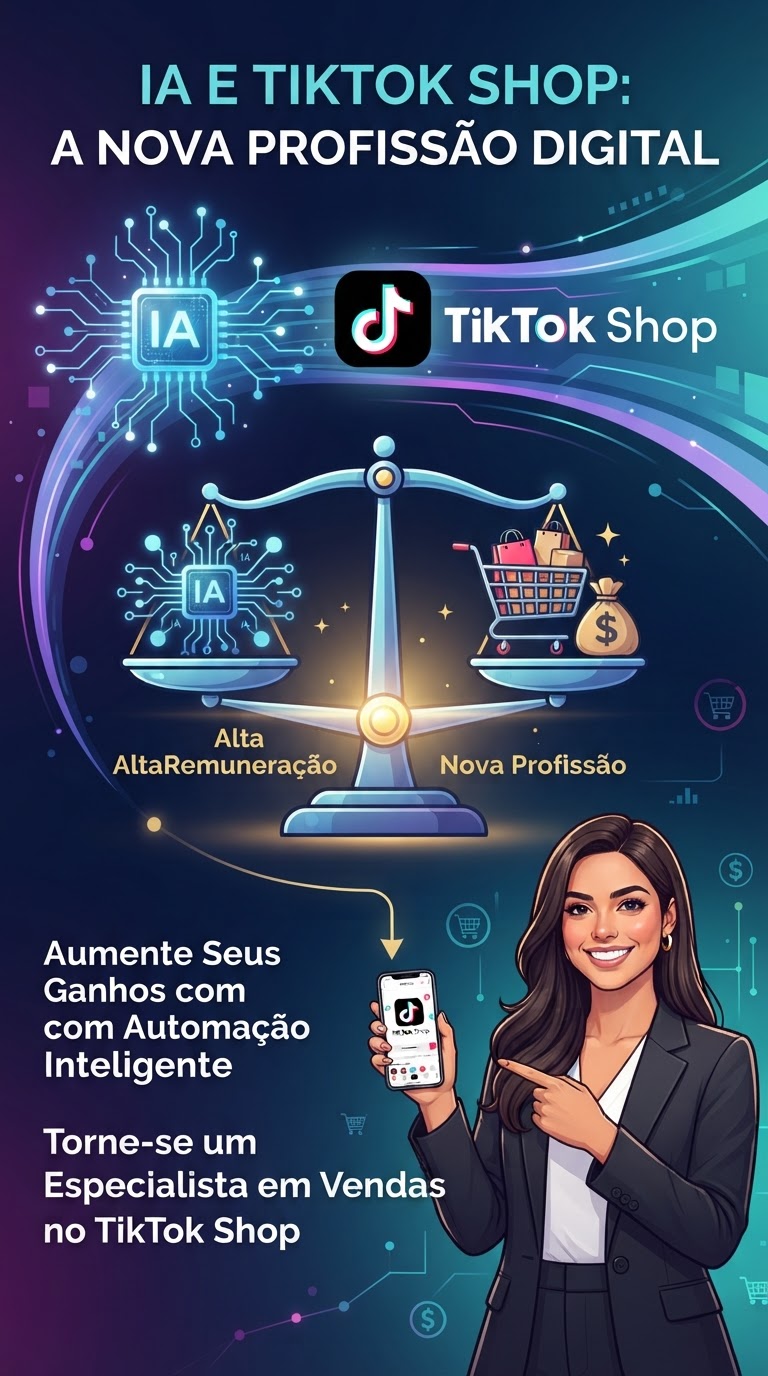 IA no TikTok Shop: Nova profissão com alta remuneração