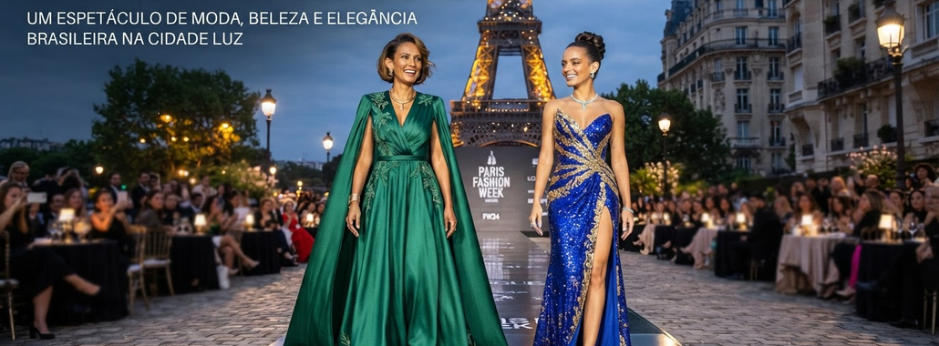 Taís Araújo e Bella Campos brilham em desfile em Paris