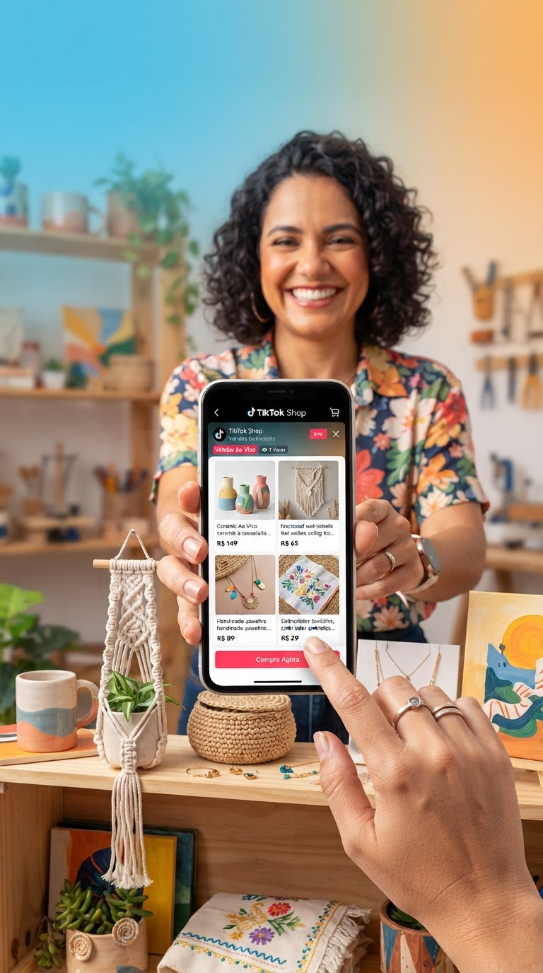 Artesãos Digitais: Vendas Online Impulsionadas no TikTok Shop
