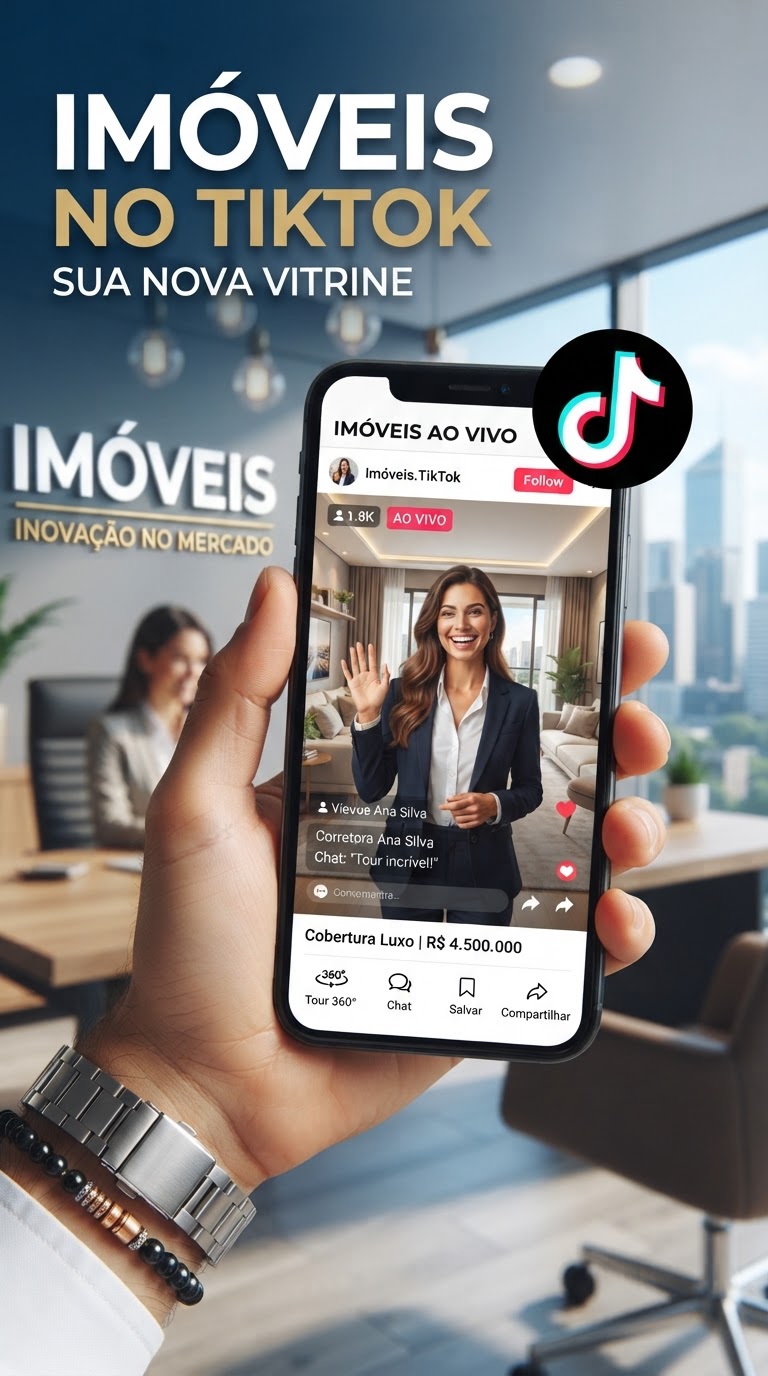 TikTok: A Nova Vitrine Imobiliária para Vendas e Lives