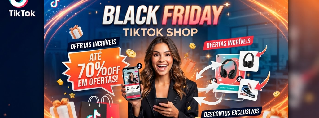 Black Friday TikTok Shop: até 70% off em ofertas!